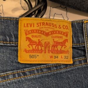 Levi's Classic Straight Blue Jeans